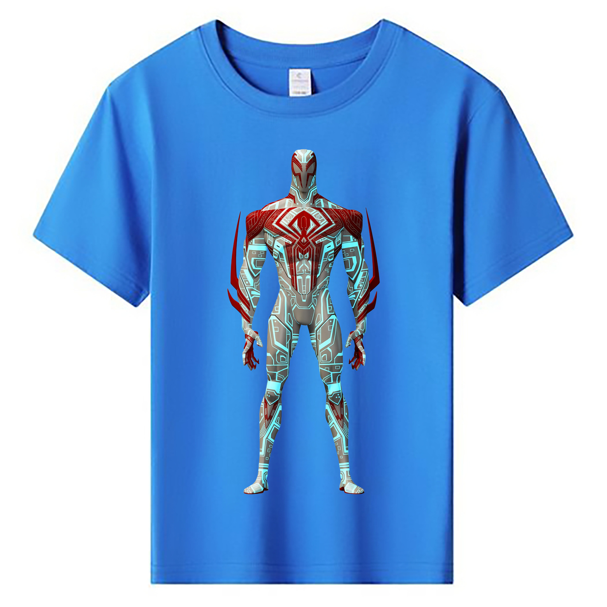 （画像用） Spider Man スパイダーマン 綿100％キッズTシャツ（フロントプリント）